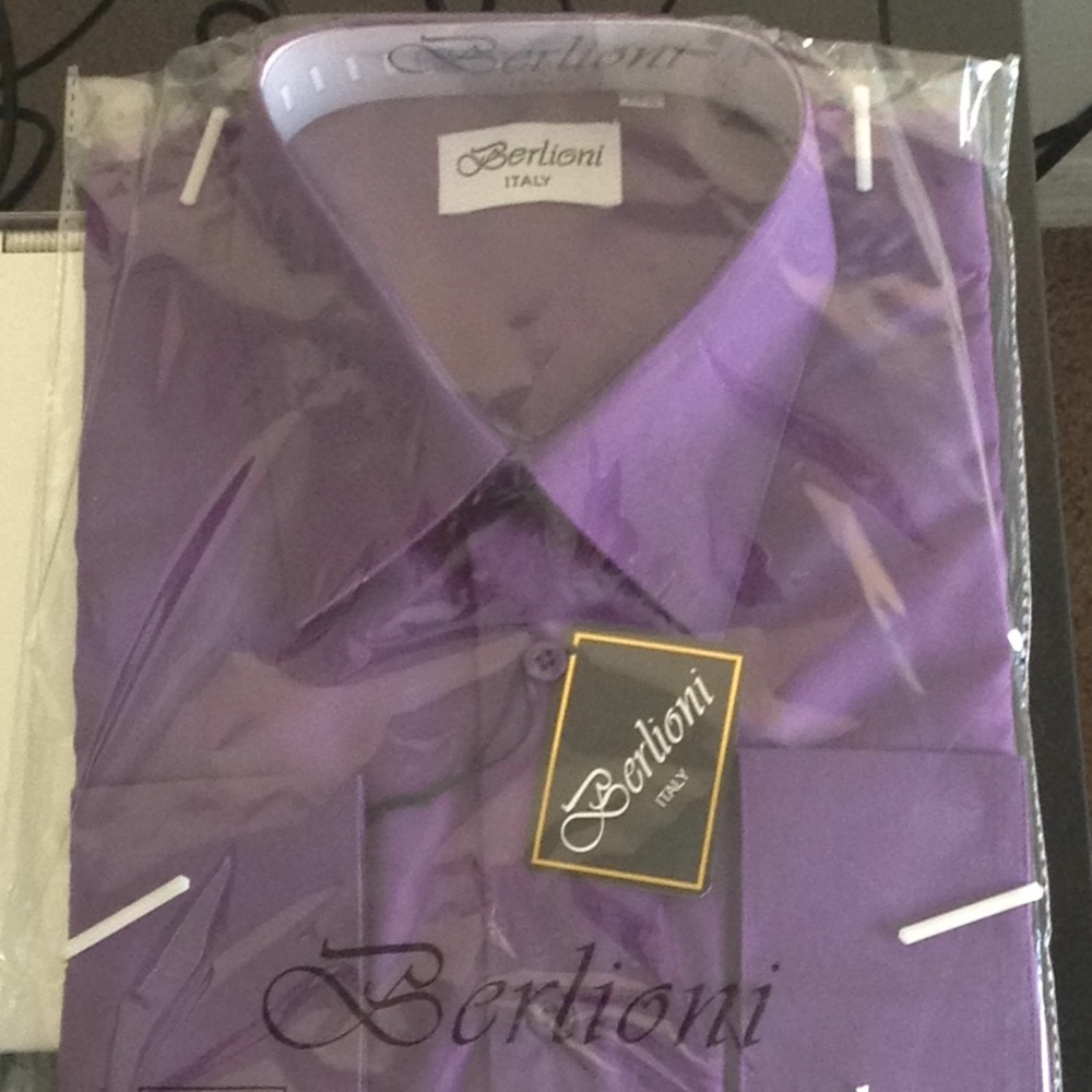 Berlioni Italy bottom down dress shirt